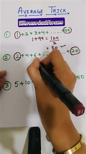 Average Trick #ytshorts #maths #average #shortsfeed #shorts #yutubeshorts #trendinhshorts #viral