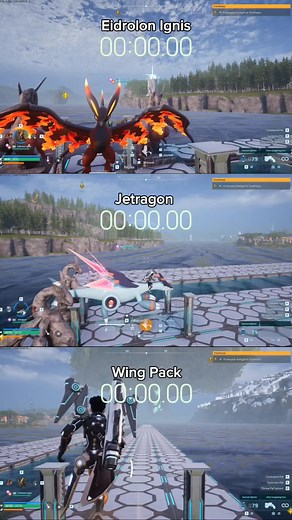 Triple threat match Palworld Pals Speed Comparison #Palworld #game #itsvegasgaming