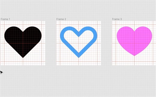 【Figma】绘制心形icon