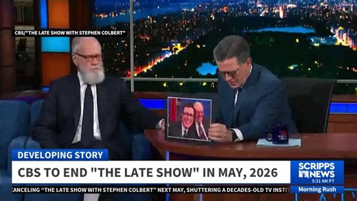 CBS Announces End of Colbert's Late Show in May 2026
