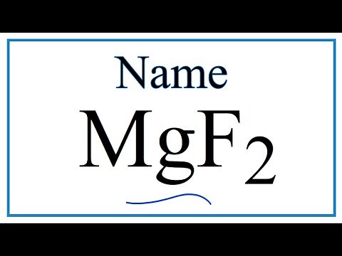 How to Write the Name for MgF2