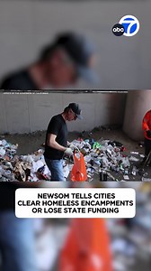 110K views · 3K reactions | California Governor Gavin Newsom has a message to local governments: clear homeless encampments now or lose out on state funding next year. "I want to see results. I don't want to read about them. I don't want to see the data. I want to see it." | ABC7 | Facebook