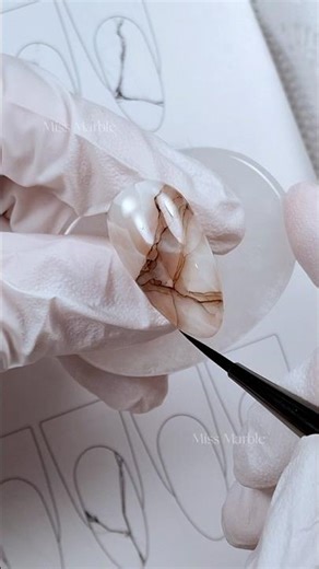 Marble nailart tutorial ❤️ # #marblenails #nails #nailart