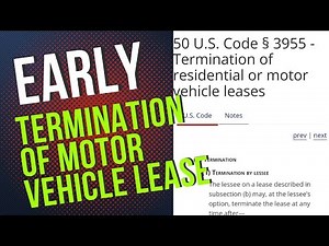 The SCRA: How to Get Out of Your Car Lease Without Penalty