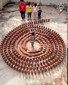 20M views · 216K reactions | Bricks falling is so satisfying to watch! | Simple ideas | Facebook