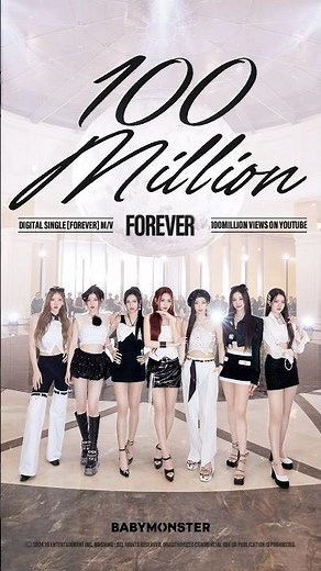 BABYMONSTER - ‘FOREVER’ M/V HITS 100 MILLION VIEWS #BABYMONSTER #베이비몬스터 #FOREVER #MV #100MILLION