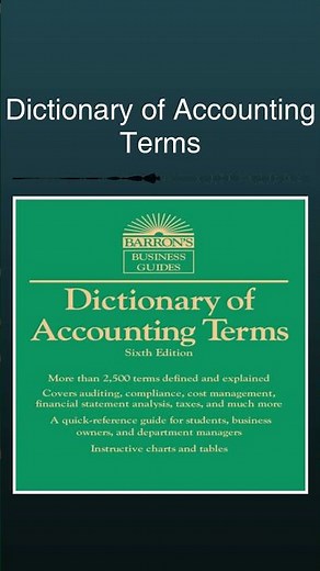 Dictionary of Accounting Terms