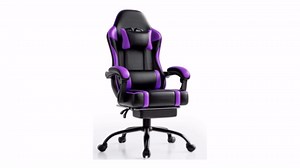 Amazon.com: Gaming Chair with Footrest- Comfortable Ergonomic Gaming Desk Chair - Adjustable Computer Chair Comfy Office Reclinable Lumbar Support (D4) : Home & Kitchen