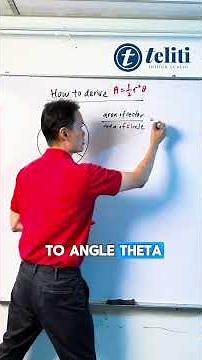 How to derive area of sector of a circle ⭕️