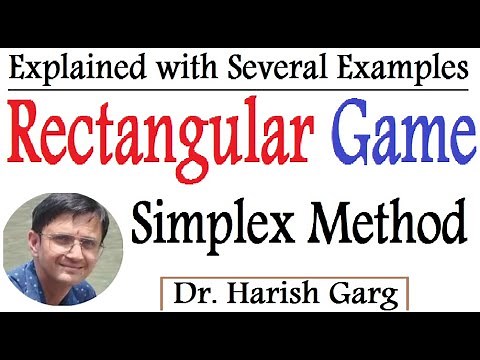 Rectangular Game with Simplex method of LPP