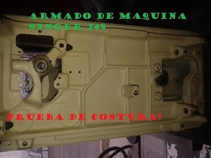 armado de maquina de coser singer 248/ reparacion de maquinas de coser