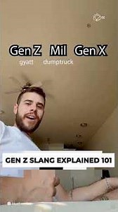 Gen Z Slang Finally Explained by a Kind Guy #short #trending