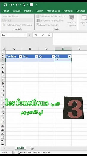 3 étapes pour créer un tableau Excel professionnel