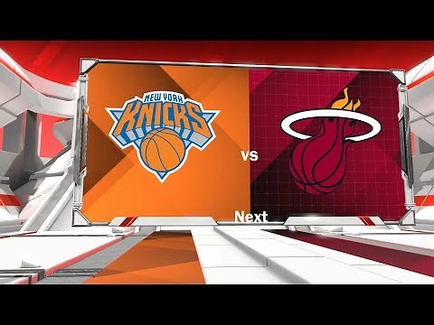 NBA 2K18 Gameplay - New York Knicks vs Miami Heat Full Game (PS4)