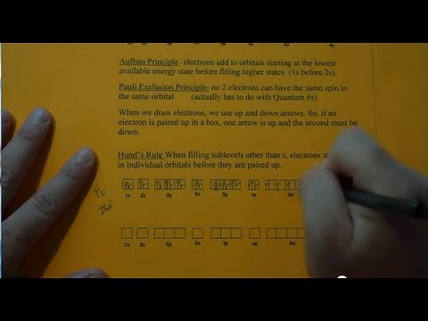 Box and Arrow Orbital Diagram using Pauli Exclusion Principle and Hund's Rule