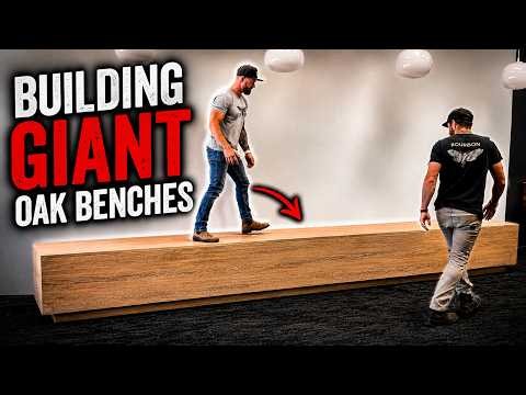 Giant Oak Benches || Did i make a huge Mistake?