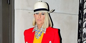 Celine Dion Might Start Fires In Her Marc Jacobs Red Coat She Wore in NYC Tonight