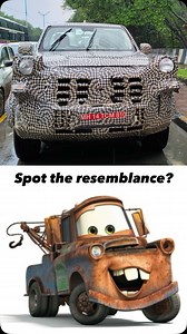 Test car camo now taking inspiration from cartoon characters! Any guesses what’s being tested? . . . 📸 @nitish_2722 . . . [tow mater, cars, evo India, test car, camouflage, spy pics] | Sirish Chandran