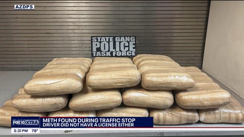 Driver busted for meth during Phoenix traffic stop