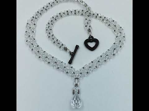 Crystal Weave Necklace Tutorial