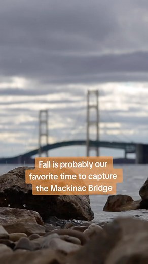 2.7K views · 388 reactions | The mighty Mackinac Bridge is surrounded by vibrant foliage and moody fall skies. Does it get any better than fall in the Upper Peninsula?! #mackinacbridge #fallcolors #upperpeninsula #puremichigan #pictureperfect | Michigan's Upper Peninsula | Facebook