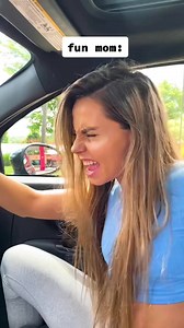 Strict mom VS Fun mom when in the car 👀 #strict #fun #mom #kids