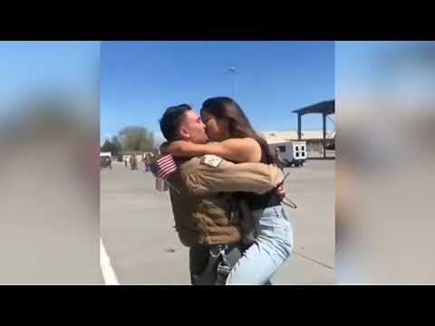 HIS WIFE WENT CRAZY! Soldiers Coming Home Surprise