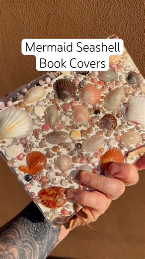 Mermaid Seashell Book Covers 🧜‍♀️🐚