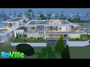 Beautiful Luxury Villa || Home Tour With Housecode || Roblox RoVille