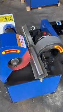 Centerless grinder, round tube outer diameter polishing machine #deburring #grinding #polishing