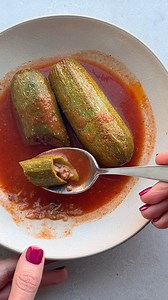 RECIPE: https://feelgoodfoodie.net/recipe/kousa/ This Kousa recipe only uses a handful of ingredients, and the result is a tender squash filled with delicious juicy meat and rice in a rich broth! | Feel Good Foodie