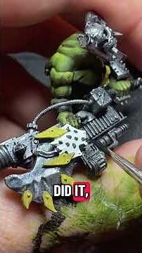 PART 8 of Making a CUSTOM Warhammer 40K Orc Kitbash #warhammer #warhammer40k #Orc #Kitbash #Orc40k