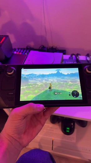 Breath of the Wild on Steam Deck with CEMU Emulation