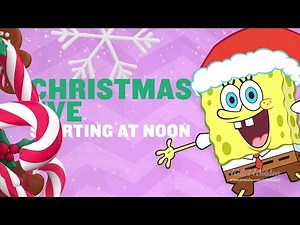 Nicktoons HD US Christmas Eve Advert 2019 SpongeBob Christmas 24 Hours