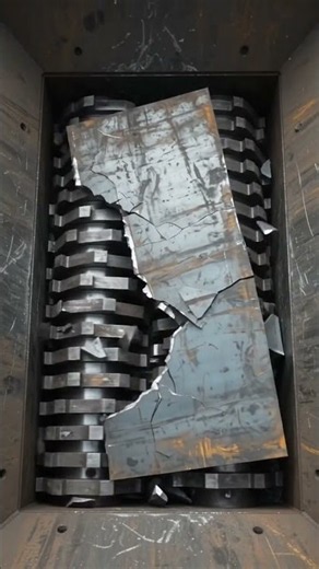Can a Shredder Destroy a 1,000 KG Steel Plate