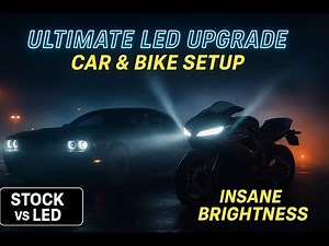 Powerful LED Headlights You Must Try in 2025 (Car + Bike Setup)