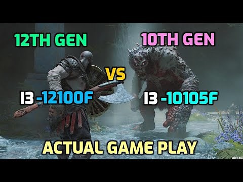 i3-12100f vs i3-10105f Benchmark Intel 12th gen vs 10th gen