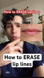 Dermatologist reveals how to ERASE lip lines / smoker’s lines #wrinklereduction #wrinklesbegone