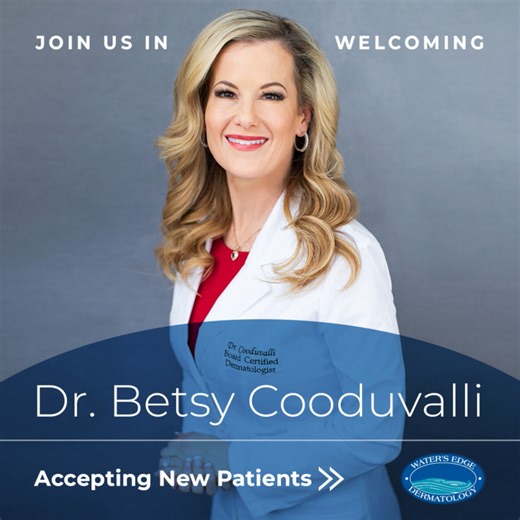 Please join us in welcoming Dr. Betsy Cooduvalli, Board Certified Dermatologist, to Water’s Edge Dermatology at our Orange City and Orlando / Windermere locations! To learn more about Dr. Cooduvalli or to schedule an appointment today, visit us at: https://www.wederm.com/provider/betsy-cooduvalli-do/ #Dermatologist #Wederm #OrangeCity #Windermere #Orlando #Florida | Water's Edge Dermatology | Facebook