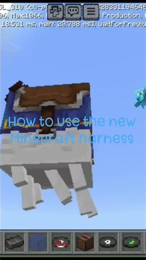 how to use the new Minecraft harness #minecraft #gaming
