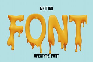 Melting Font - HandMadeFont ...