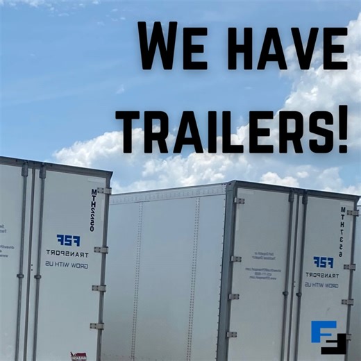 We've got trailers! Call now and learn more about what F2F has to offer. 423-771-9599 | F2F Transport