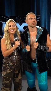 #TylerBreeze’s return had everyone freaking out, including #StevieTurner… 😅 | WWE NXT