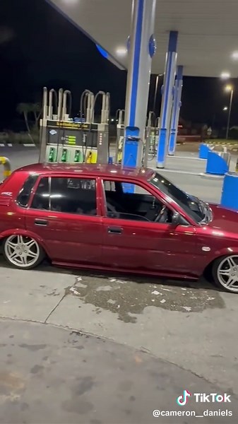 Toyota Tazz Stance with Air Lux Suspension Unveiled