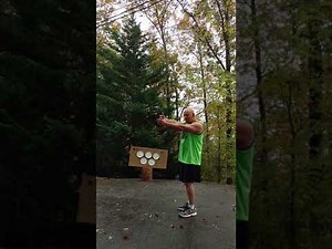 Shooting test 5 rounds in 7 seconds by SGT Beast Larson Defensive Tactics Instructor