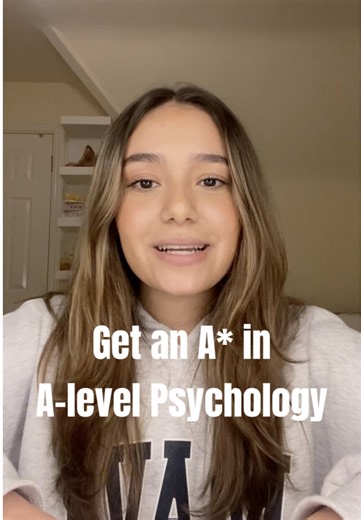 How to get an A* in A-level Psychology #studytok #alevelpsychology #study #resultsday #psychology #fyp #foryoupagе