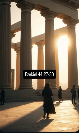 Ezekiel 44:27-30 - A Divine Inheritance and Promise: Explore Ezekiel's message about divine inheritance and blessings. Reflect on the significance of shared offerings and remember that God's provisions come through community and faith in Him. #faith #bibleverse #Jesus #blessings #inheritance