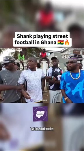 Shank's Amazing Street Football Skills in Ghana