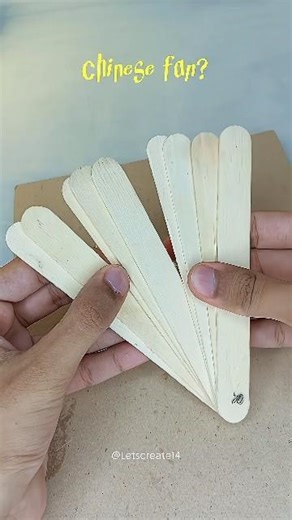 DIY Chinese hand fan easy tutorial 🪭.#letscreate14#shortsfeed#fyp#chinese