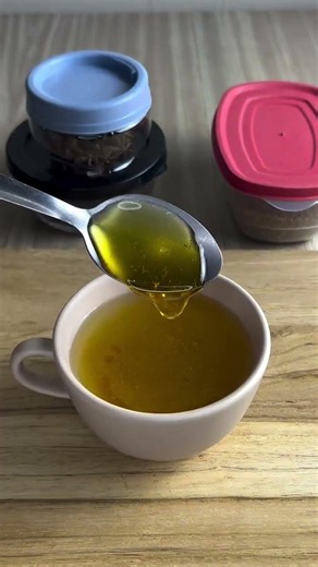 In a cup of hot water, add a teaspoon of tumeric, honey, black pepper and a juice of lemon!